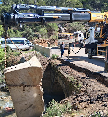 Antalya Büyükşehir Belediyesi, 60 yıllık köprüyü yeniliyor