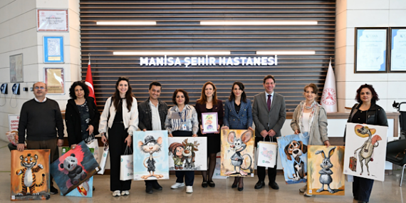 Manisa'dan hastanelerin çocuk servislerine 23 Nisan etkinliği