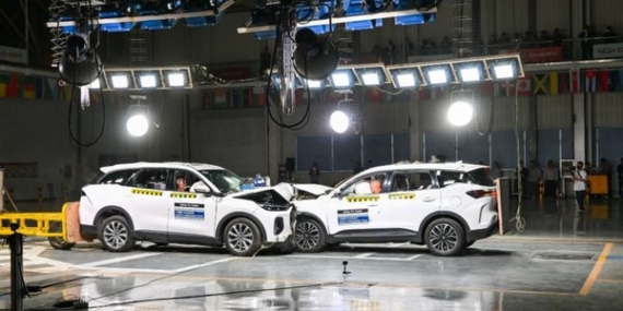 Chery TIGGO9, üç araçlı çarpışma testini başarıyla tamamladı