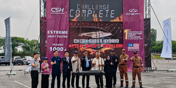 Chery CSH Malezya Güvenlik Challenge’ı büyük başarıyla tamamladı
