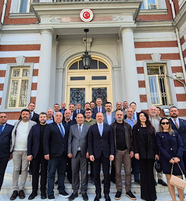 Gemlikli yetkililer, Türkiye’nin Romanya Büyükelçisi Altan ile görüştü