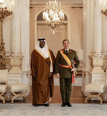 Lüksemburg Büyük Dükü Guillaume, Al Sulaiti’nin güven mektuplarını kabul etti