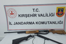 Kırşehir’de ruhsatsız silah operasyonu