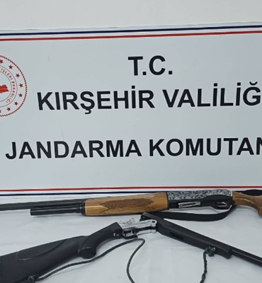 Kırşehir’de ruhsatsız silah operasyonu