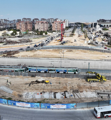 Konya’da Otogar Kavşağı ve Tramvay Hattı çalışmaları devam ediyor