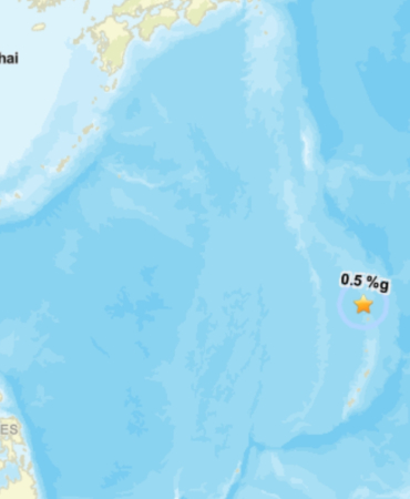 Kuzey Mariana Adaları açıklarında 5.5 büyüklüğünde deprem