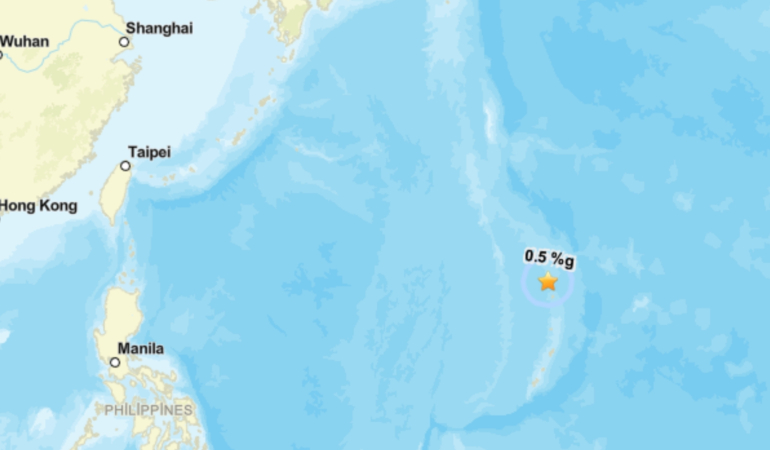Kuzey Mariana Adaları açıklarında 5.5 büyüklüğünde deprem