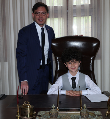 Tokat'ta 23 Nisan kapsamında temsili devir teslim gerçekleştirildi