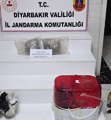 Diyarbakır’da su arıtma cihazına gizlenmiş uyuşturucu ele geçirildi