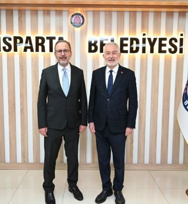 Kasapoğlu’ndan Isparta Belediyesine ziyaret