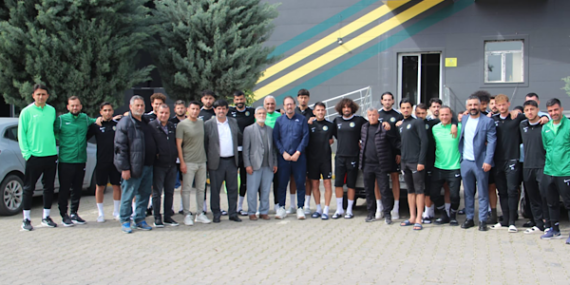 Şanlıurfaspor’a Muğlaspor maçı öncesi moral ziyareti