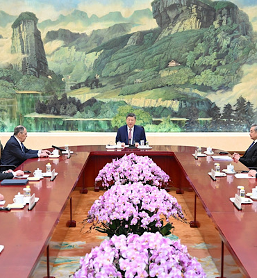 Xi Jinping, Rusya Dışişleri Bakanı ile görüştü