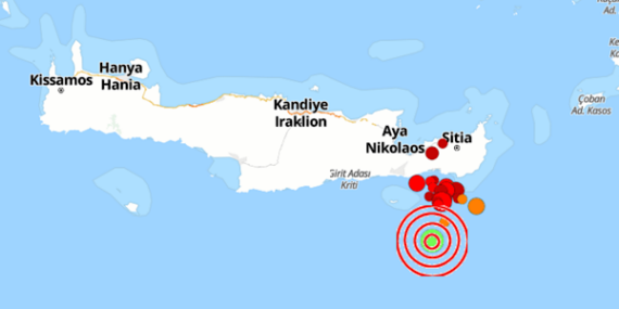 Yunanistan’da deprem