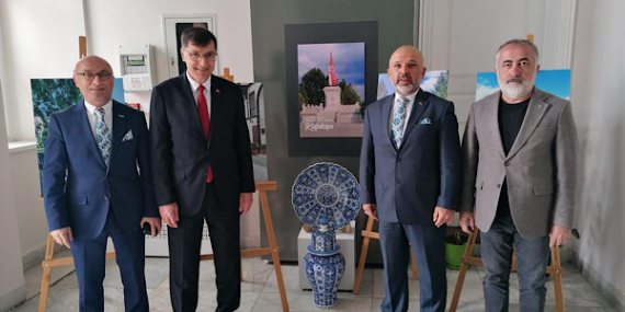 Başkan Kahveci, Kütahya Sergisi'ni ziyaret etti