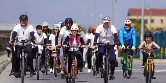 Beylikdüzü’nde “Pedallar Sağlık İçin Dönüyor” etkinliği düzenlendi
