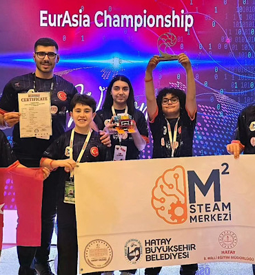 Hatay M² STEAM Merkezi, Avrasya şampiyonu oldu