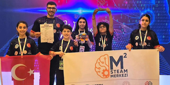 Hatay M² STEAM Merkezi, Avrasya şampiyonu oldu