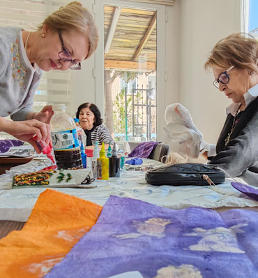Maltepe’de Bağlama Batik Atölyesi düzenlendi