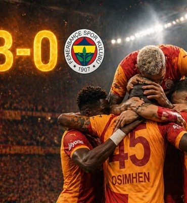 Galatasaray derbide farklı kazandı: 3-0