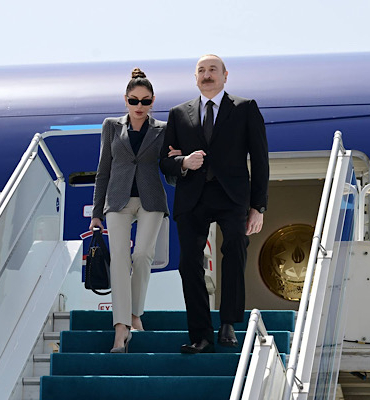 Aliyev, çalışma ziyareti için Türkiye’ye geldi