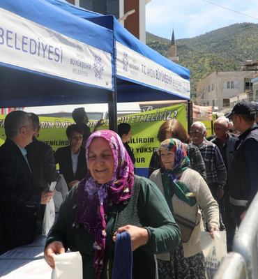 Ata tohumu fideleri ilçelerde dağıtıldı