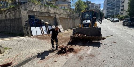 Gemlik Belediyesi’nden bahar temizliği çalışması