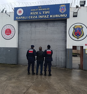 Rize’de aranan şahısların yakalanmasına yönelik operasyonlar düzenlendi