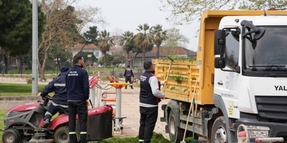 Yalova’da temizlik ve bakım çalışması başlatıldı