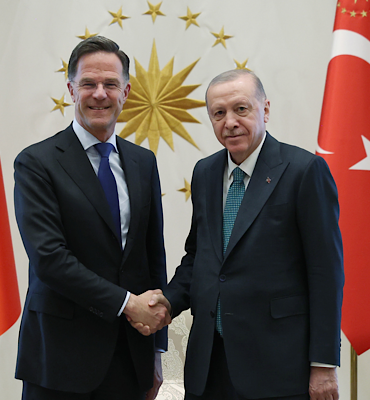  Erdoğan, NATO Genel Sekreteri Rutte’yi kabul etti