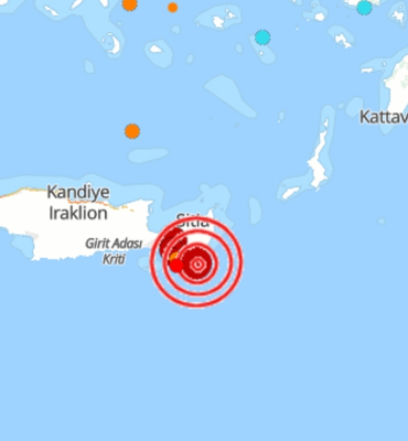 Akdeniz’de 4.8 büyüklüğünde deprem