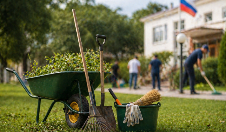 Rusya’nın Zambiya Büyükelçiliği’nde temizlik etkinliği düzenlendi