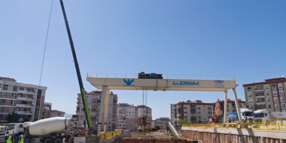 Buca Metrosu’nda çalışmalar sürüyor