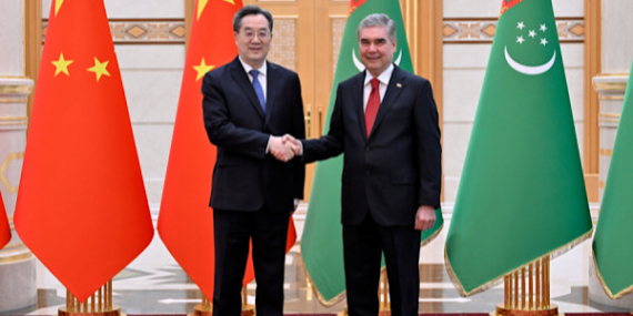 Çin Başbakan Yardımcısı Ding Xuexiang, Türkmenistan'ı ziyaret etti