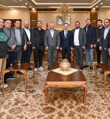 Roman Dernekleri temsilcilerinden Vali Aktaş’a ziyaret