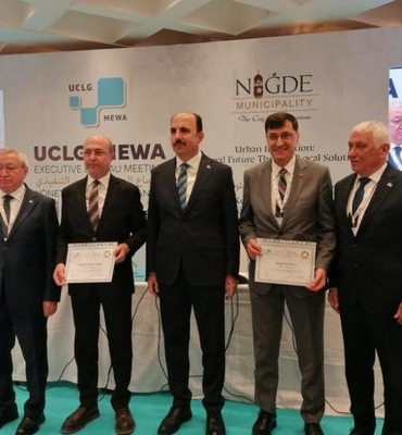 Kahveci’ye UCLG-MEWA’dan başarı belgesi