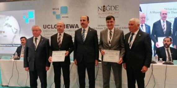 Kahveci’ye UCLG-MEWA’dan başarı belgesi