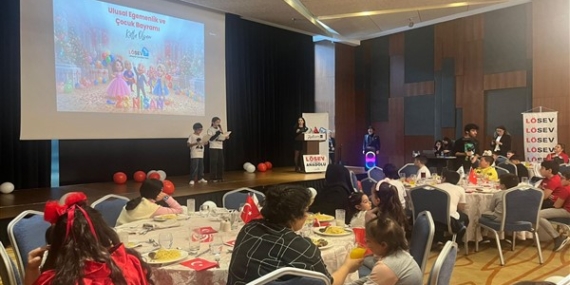 Lösemili çocukların LÖSEV ile 23 Nisan coşkusu