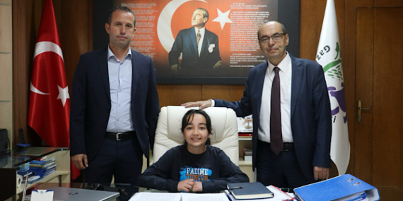 Gazipaşa’da belediye başkanlığı koltuğu çocuklara devredildi