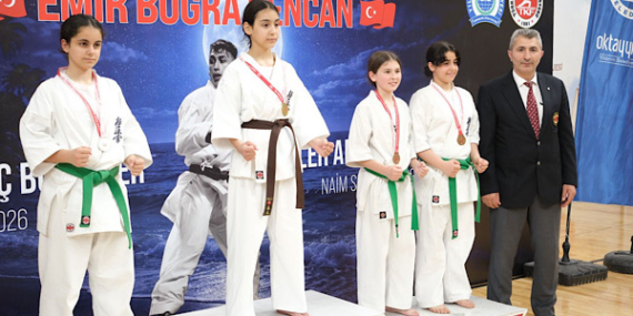 Yıldırımlı karateciler, turnuvada 65 madalya kazandı