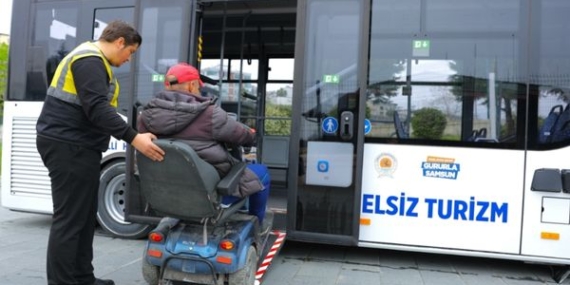 Samsun’da “Engelsiz Turizm Otobüsü” hizmete sunuldu