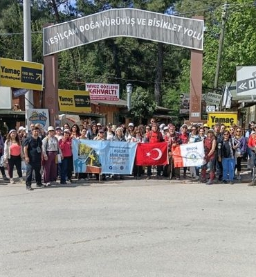 Antalya’da Yeşilçam doğa yürüyüşü düzenlendi