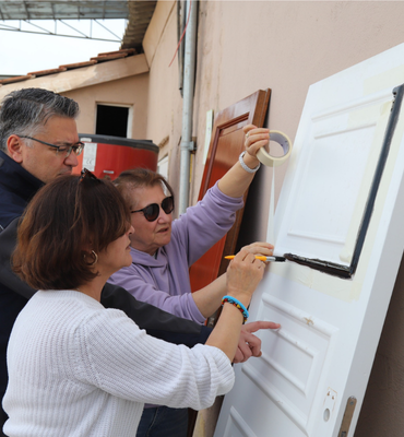 Eskişehir’de kadınlara alçı ve boya eğitimi verildi