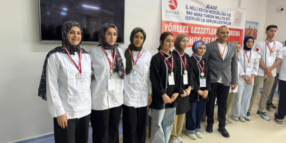 Batmanlı öğrenciler yöresel lezzetler yarışmasında ikinci oldu