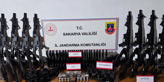 Sakarya’da silah kaçakçılığı operasyonu düzenlendi
