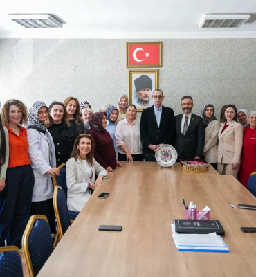 Beşikcioğlu'ndan Halk Eğitim Merkezi’ne ziyaret