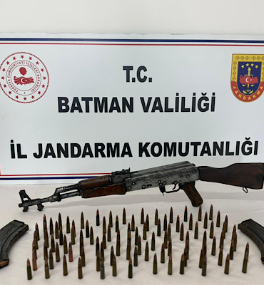 Batman’da ruhsatsız silah operasyonu