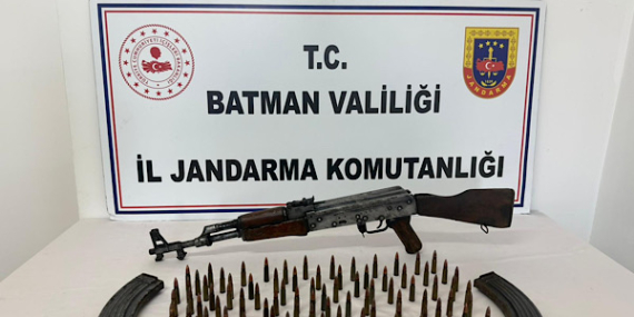 Batman’da ruhsatsız silah operasyonu