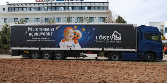 LÖSEV İyilikler Tırı yeniden yollarda