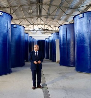 Ordu Büyükşehir Belediyesi’nden fiberglas su deposu üretimi