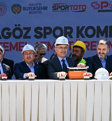 Malatya’da TOKİ Karagöz Spor Kompleksi’nin temeli atıldı